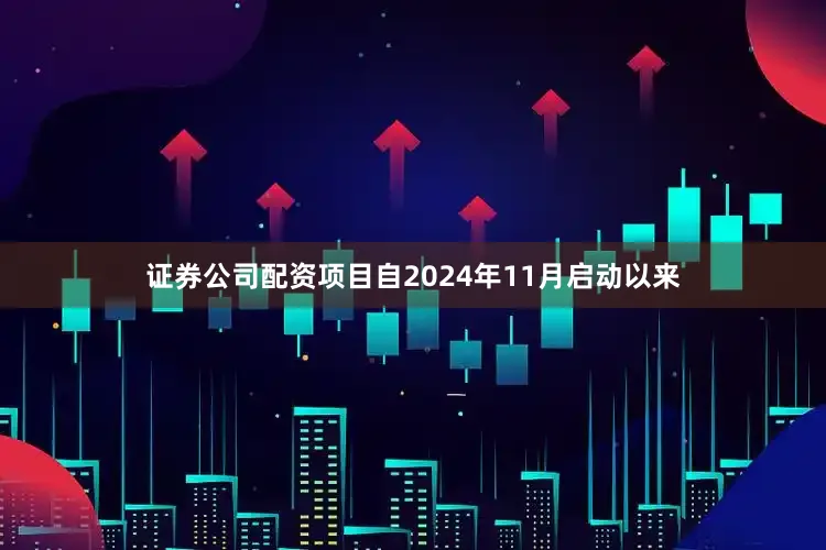 证券公司配资项目自2024年11月启动以来